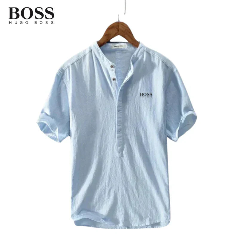 НUGО ВОЅЅ | Camicia estiva in lino – Stile premium da uomo