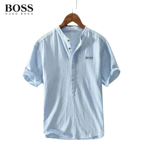 НUGО ВОЅЅ | Camicia estiva in lino – Stile premium da uomo