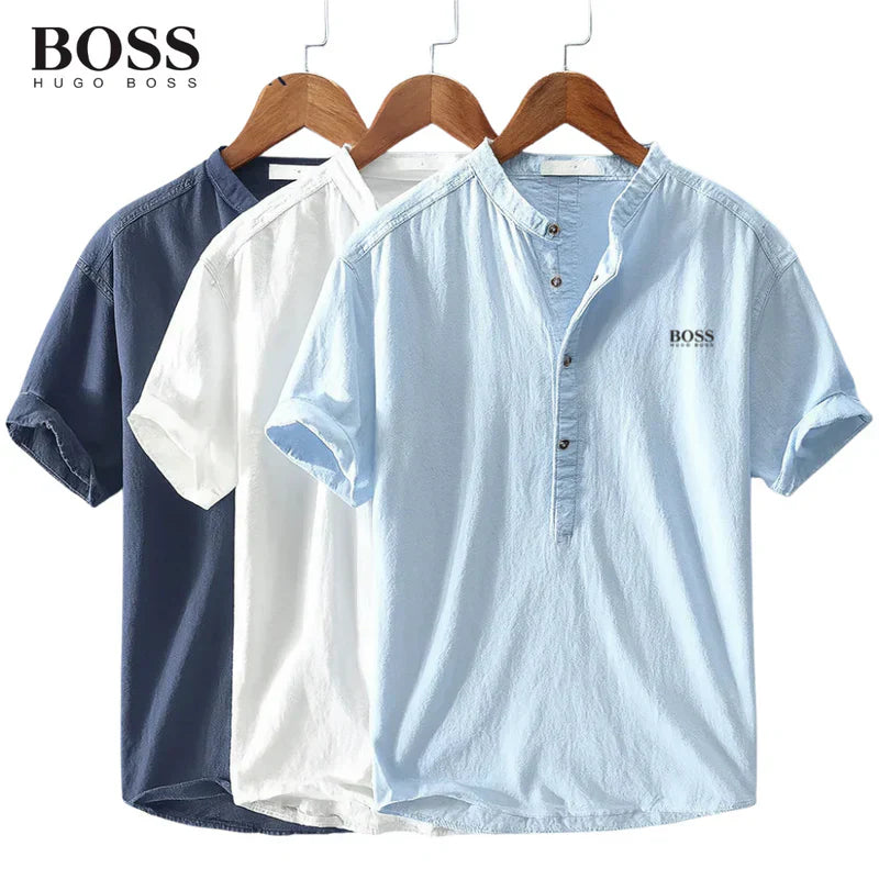 НUGО ВОЅЅ | Camicia estiva in lino – Stile premium da uomo