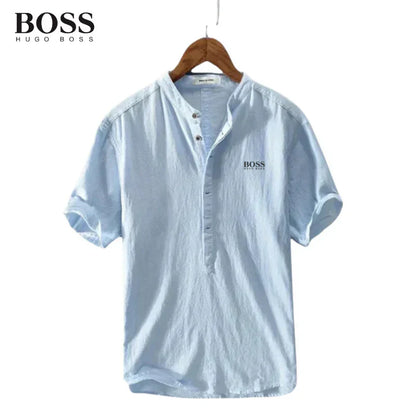 НUGО ВОЅЅ | Camicia estiva in lino – Stile premium da uomo