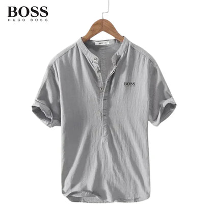 НUGО ВОЅЅ | Camicia estiva in lino – Stile premium da uomo
